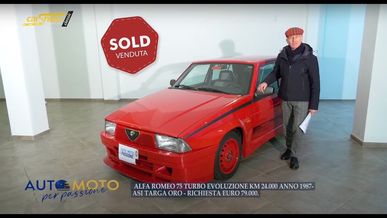 Alfa Romeo 75 Turbo - Venduta