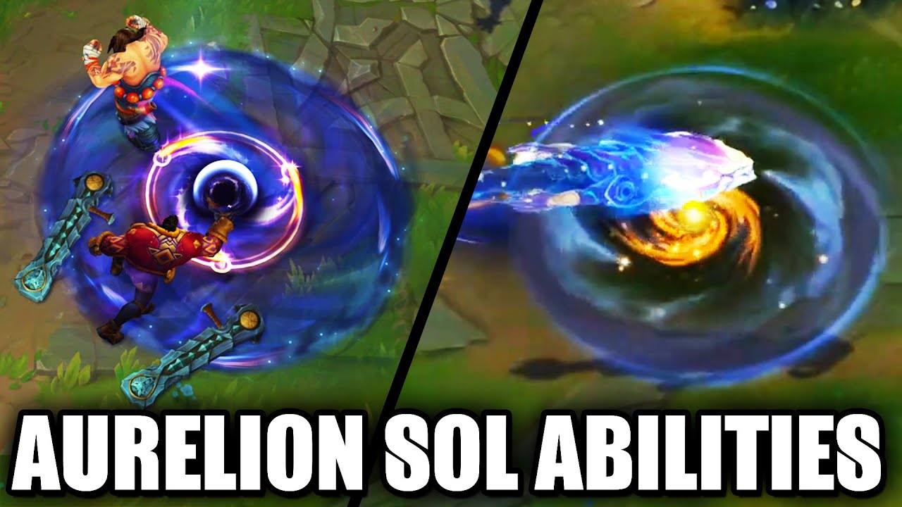 Aurelion Sol Abilities Rework Preview New and Old (League of Legends)