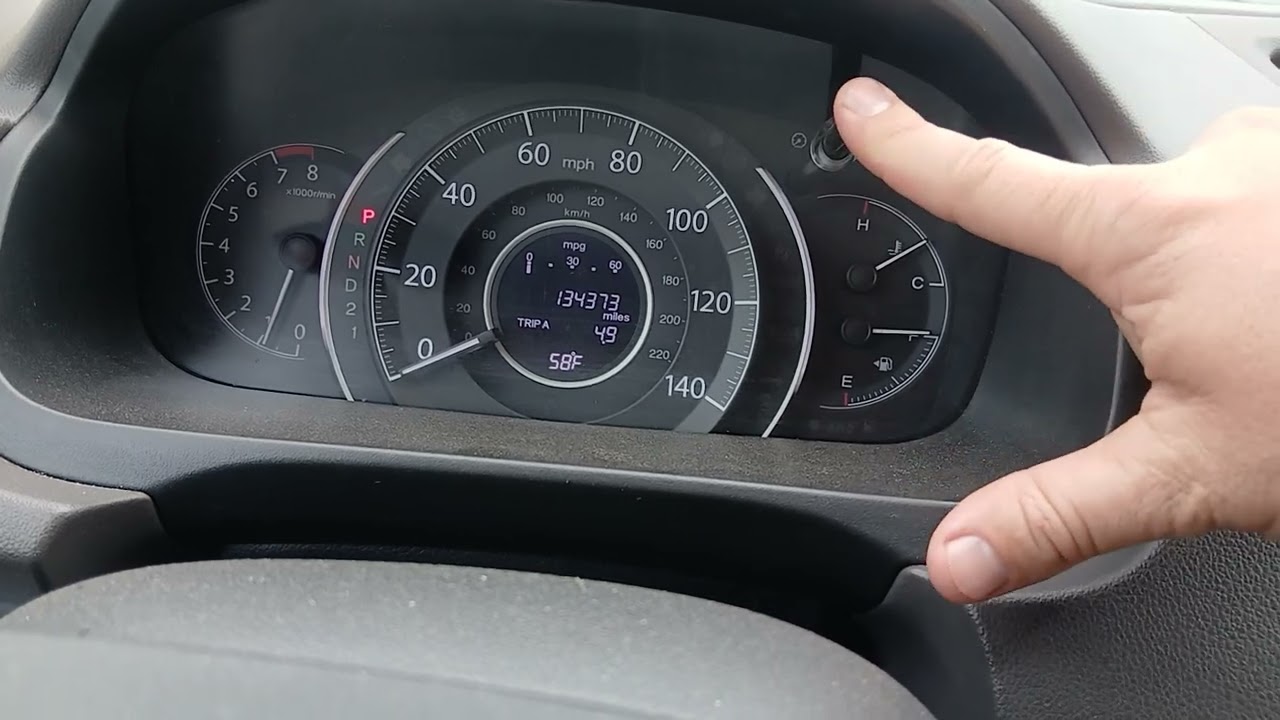 How to Switch Trip A & Trip B and Reset Mileage in a Honda CR-V (2012–2016) | Trip Meter Guide