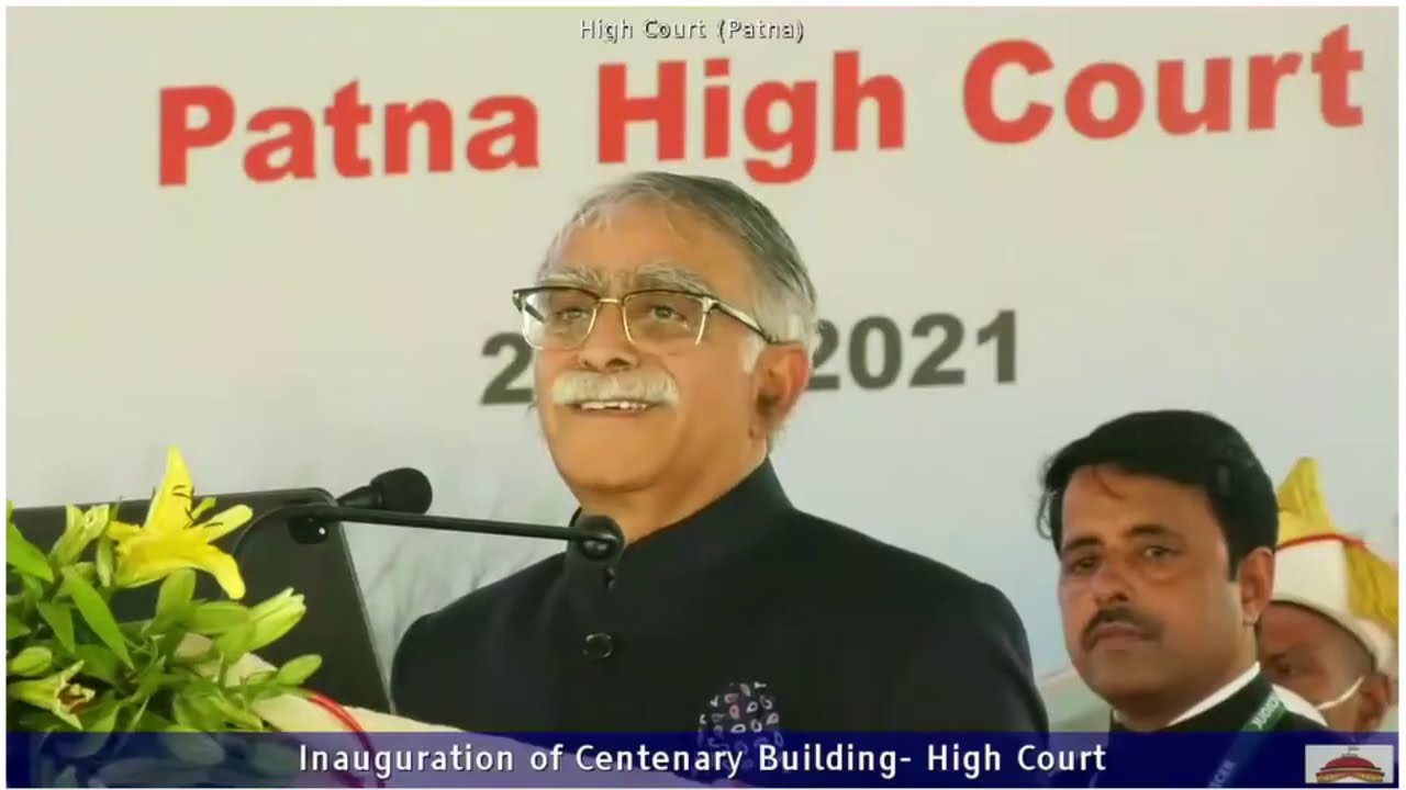 Hon'ble Mr. Justice Sanjay Karol, the Chief Justice of Patna High Court Addressing the Inauguration