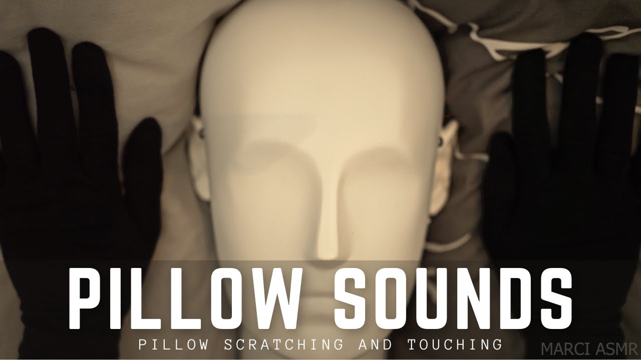 ASMR Pillow Fluffing Sounds | Pillow Scratching and Touching [No Talking]