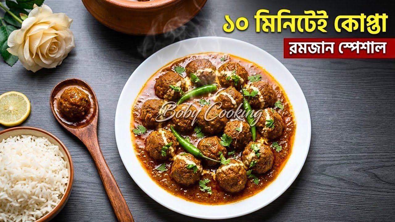 🧆🧆রমজানের স্পেশাল গরুর মাংসের কোপ্তা রেসিপি।kupta racipe।।🍲🍲