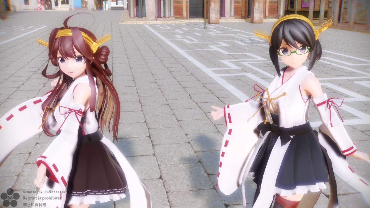 【MMD艦これ】金剛+霧島で「Love Me If You Can」