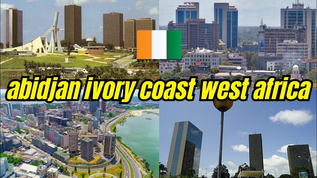 abidjan ivory coast city 4k video ultra hd 60fps by drone 2024
