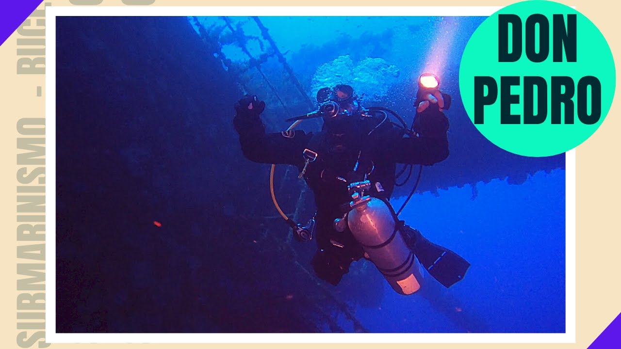 BUCEANDO el DON PEDRO - El Gran Pecio de Europa | Vídeos de submarinismo