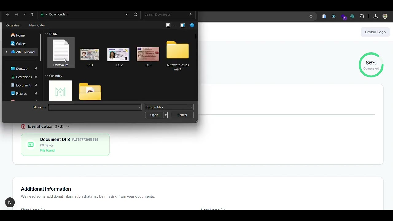 Assesment working demo