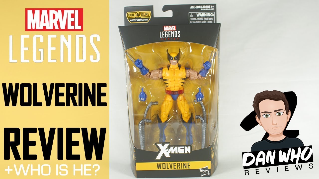 Marvel Legends Wolverine X-Men (Apocalypse BAF) Action Figure Toy Review