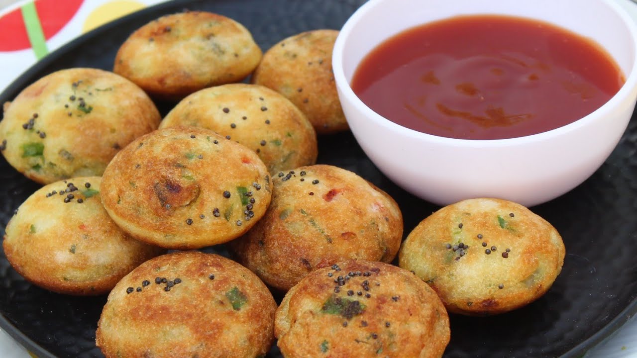 Spicy Rava Appe Recipe | Rava Appe Snacks Special | Healthy Breakfast Recipe | Suji Appam Recipe