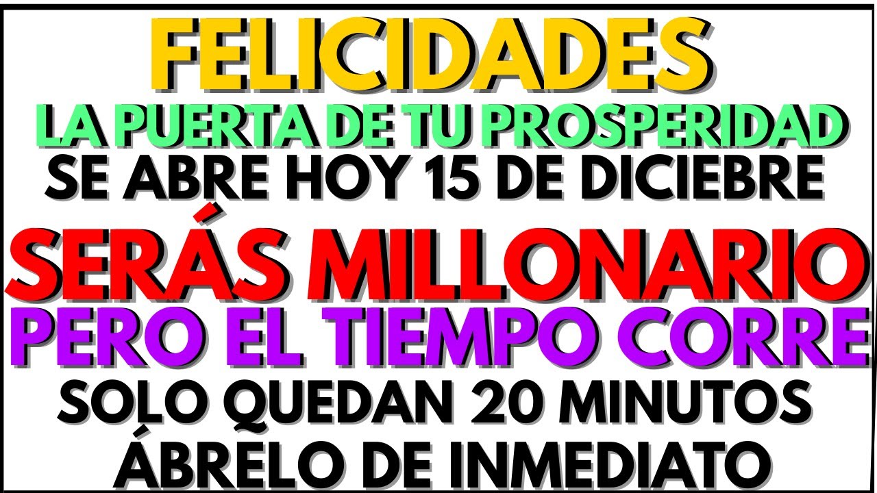 💰🚨MENSAJE URGENTE DEL CIELO: HOY TU PROSPERIDAD ES LIBERADA — NO TE DEMORES, SOLO QUEDAN 20 MINUTOS🙏