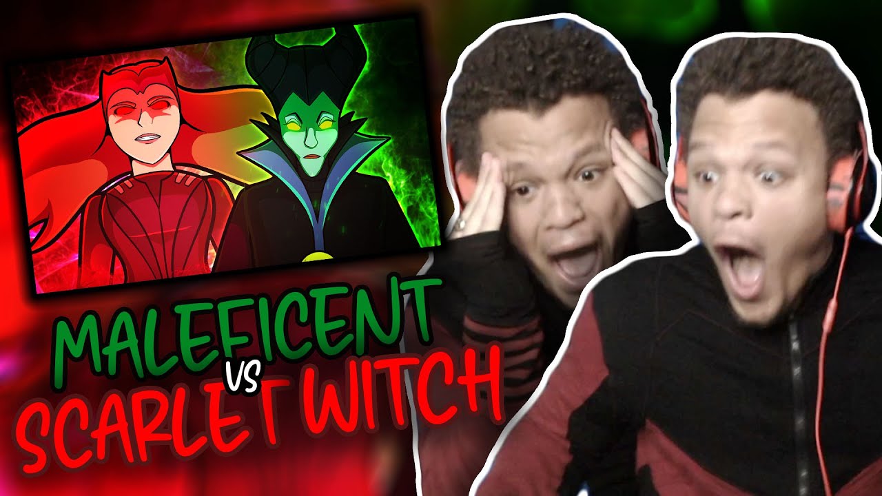 I CANT EVEN KEEP UPPPP Maleficent vs. Scarlet Witch - Rap Battle REACTION!!!