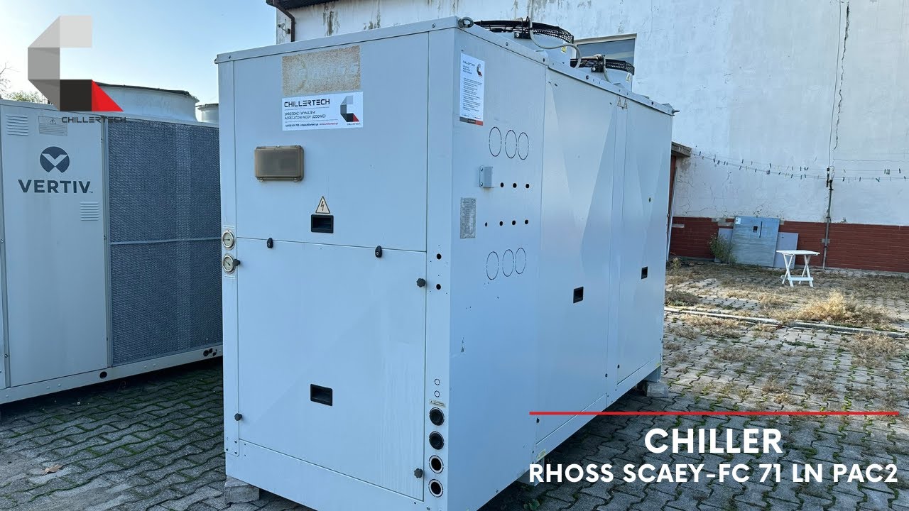 Used chiller Rhoss SCAEY-FC 71 LN PAC2 about cooling capacity 65 kW | ChillerTech - Sell chillers