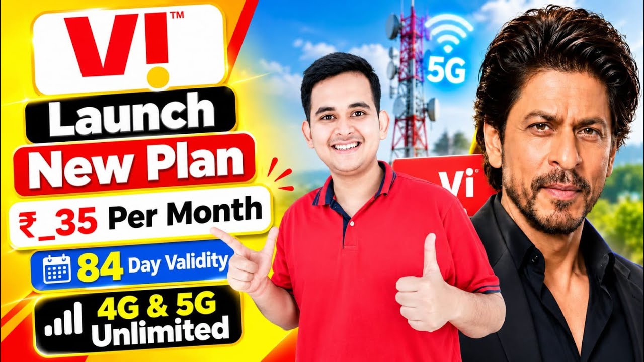 Vi ₹335 Recharge Plan 2026 🔥 Unlimited 4G & 5G Data? | Vi New ₹335 Plan Full Details | Shahrukh Khan