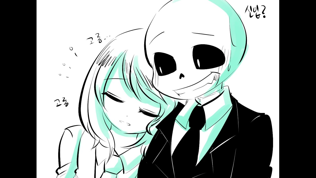sans x frisk comic  + bonus c: