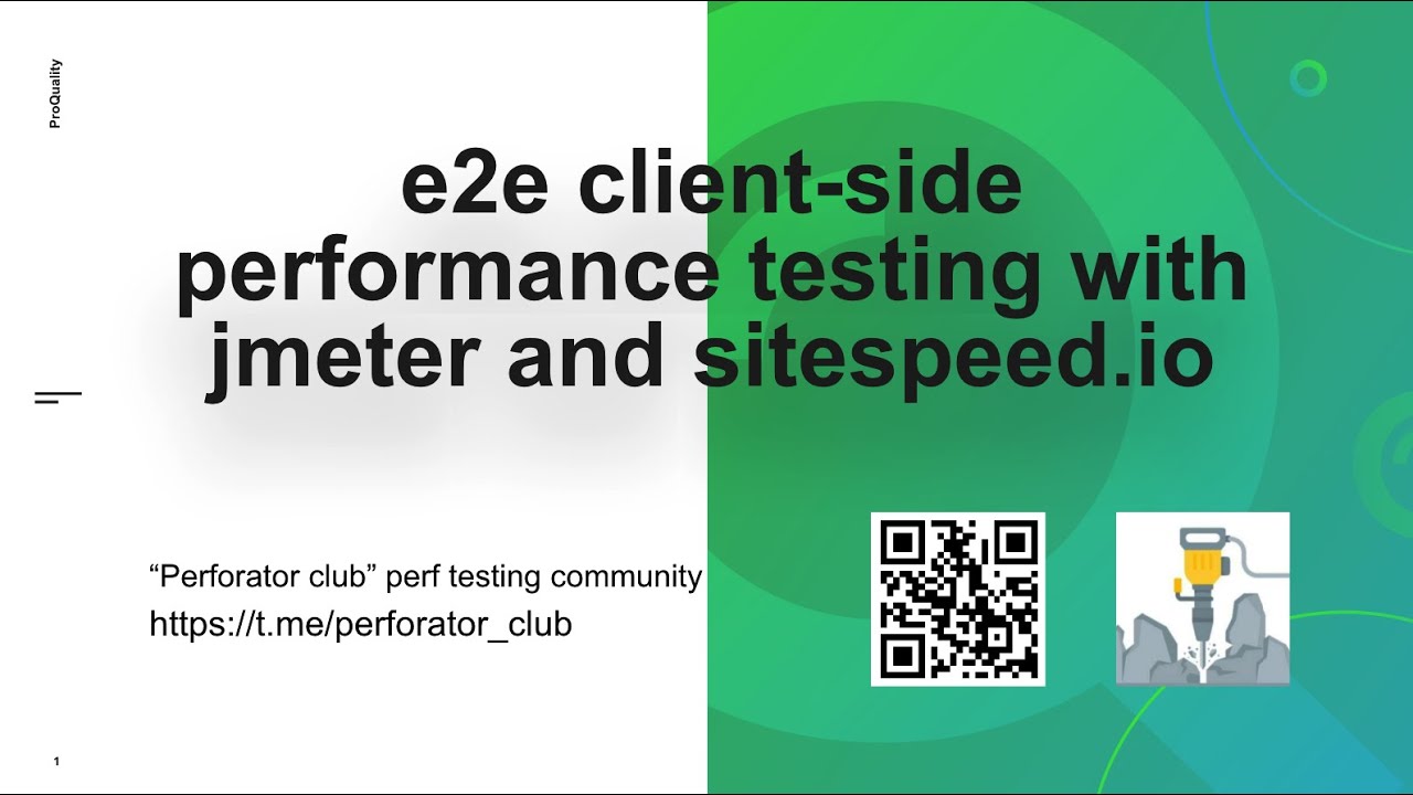 Perforator club #4: e2e client-side performance testing with jmeter and sitespeed.io