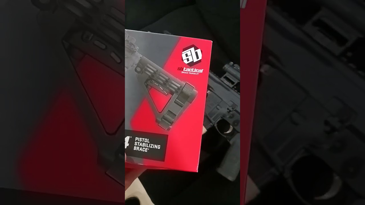 SBA4 Stabilizing Pistol Brace/ storage compartment