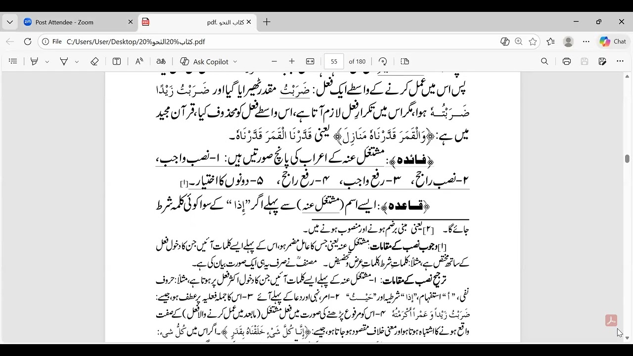 کتاب النحو: اضمار علی شرط التفسیر