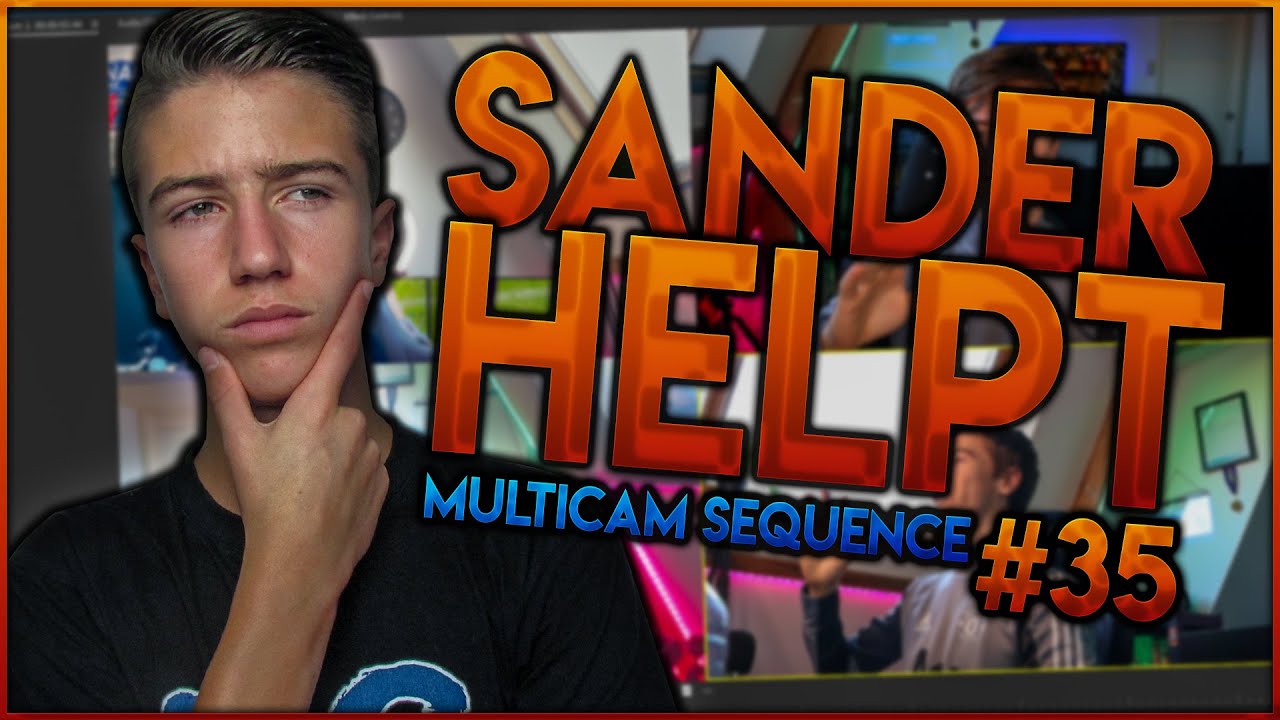 Een multicam sequence tutorial in Premiere Pro - SanderHelpt #35 - De Decembermaand 2020