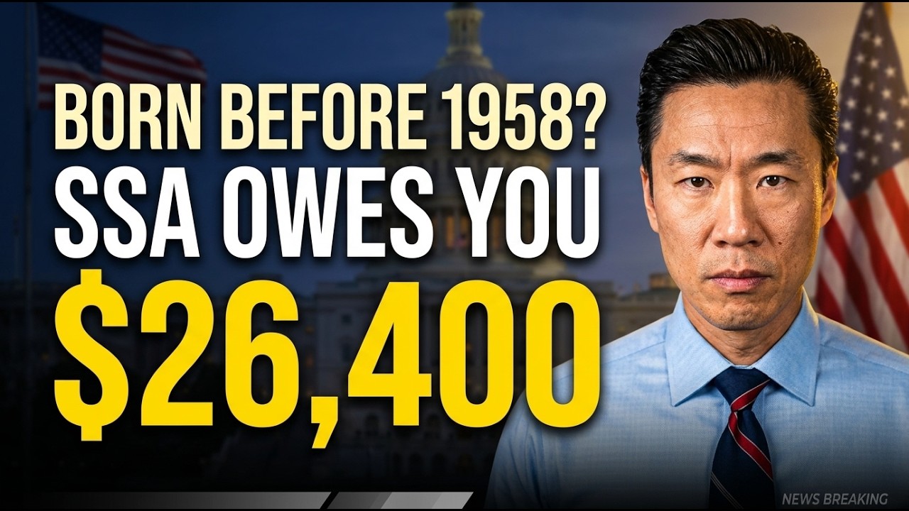 📌 Born Before 1958? Don't Miss the $26,400 SSA Payout Most Seniors Skip