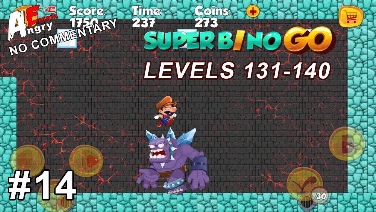 Super Bino Go Gameplay (levels 131-140)