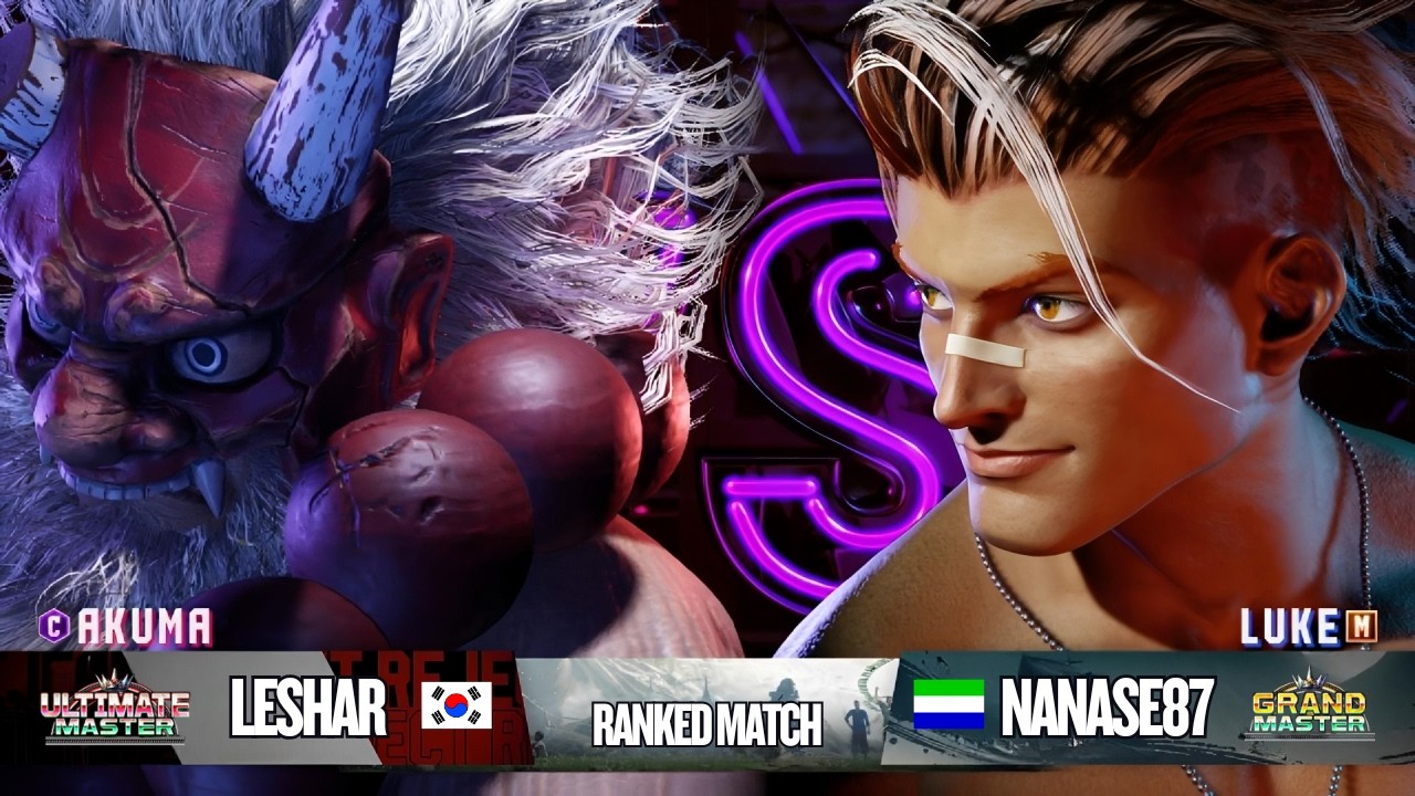 SF6 ▰ LESHAR (Akuma) vs NANASE (Luke) ▰ Street Fighter 6