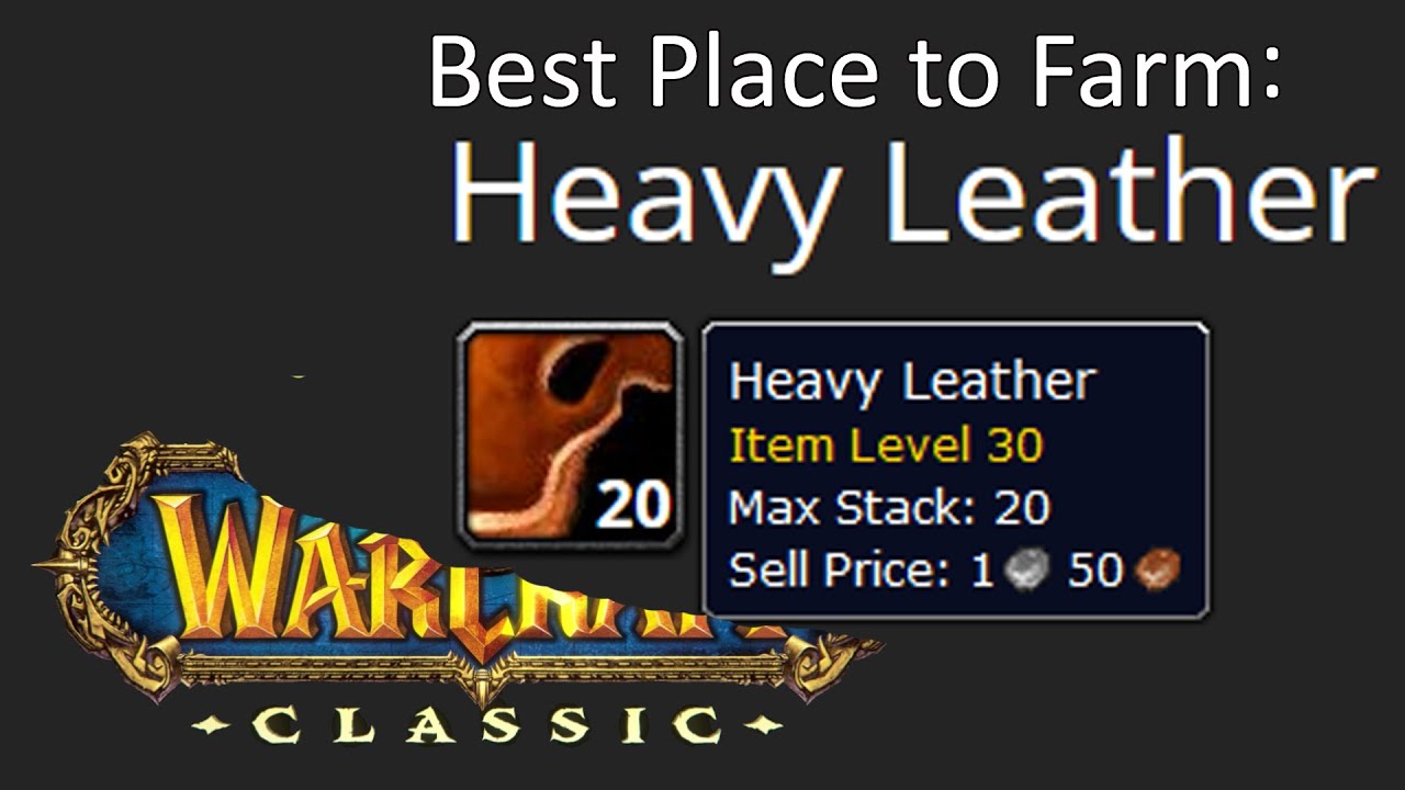 Heavy Leather Skinning FARMING LOCATION (classic)