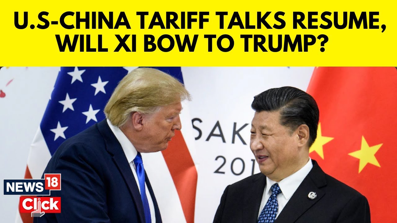 U.S, China To Launch New Talks On Tariff Truce Extension, Easing Path For Trump-Xi Meeting | N18G