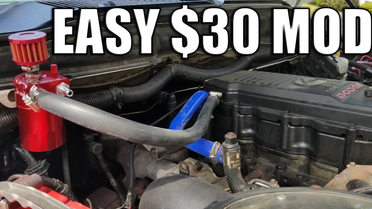 Как установить маслоуловитель на двигатель CUMMINS объемом 6.7 л!!