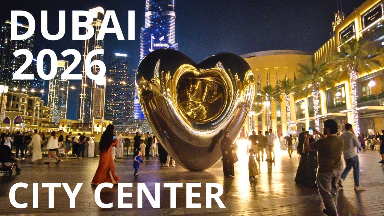 Downtown Dubai 4k 🇦🇪 | Amazing city walking tour 2026 | luxury Travel World