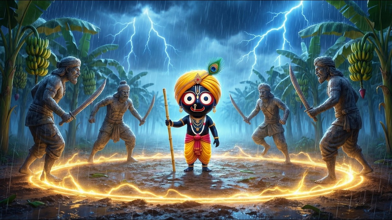 चोरों! आगे मत बढ़ना—जब बूढ़े भक्त के केलों की रक्षा करने साक्षात जगन्नाथ जी 'पहरेदार' बन गए! Jagannath