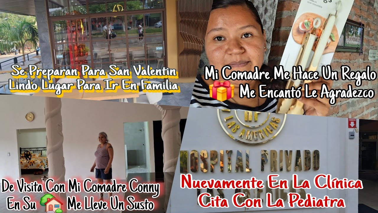 DE VISITA CON MI COMADRE CONNY ME LLEVE ME HIZO UN 🎁 ME LLEVE UN SUSTO/NUEVAMENTE EN LA CLÍNICA😏 