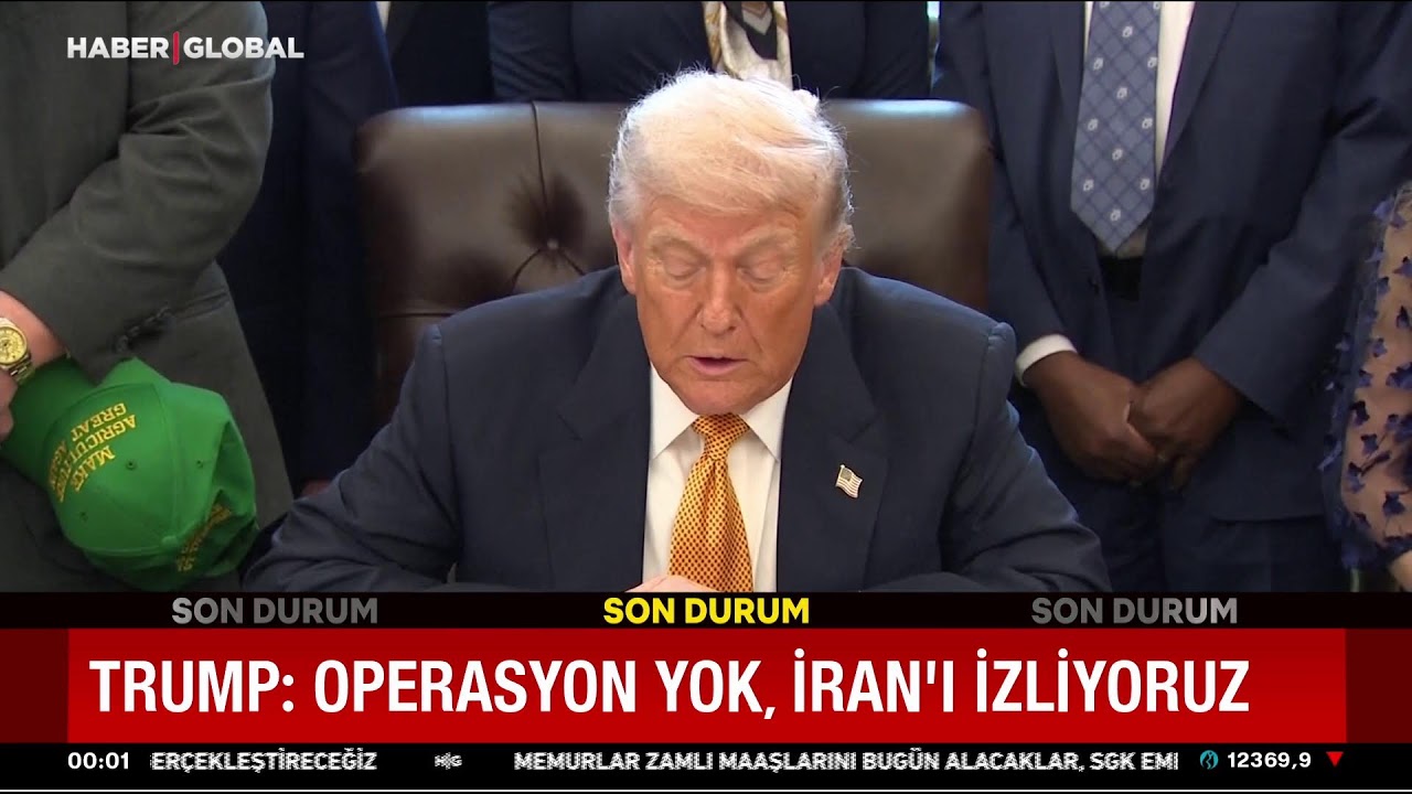 CANLI - Trump Beyaz Saray'da Konuşuyor! İran'a Saldırı An Meselesi Mi?