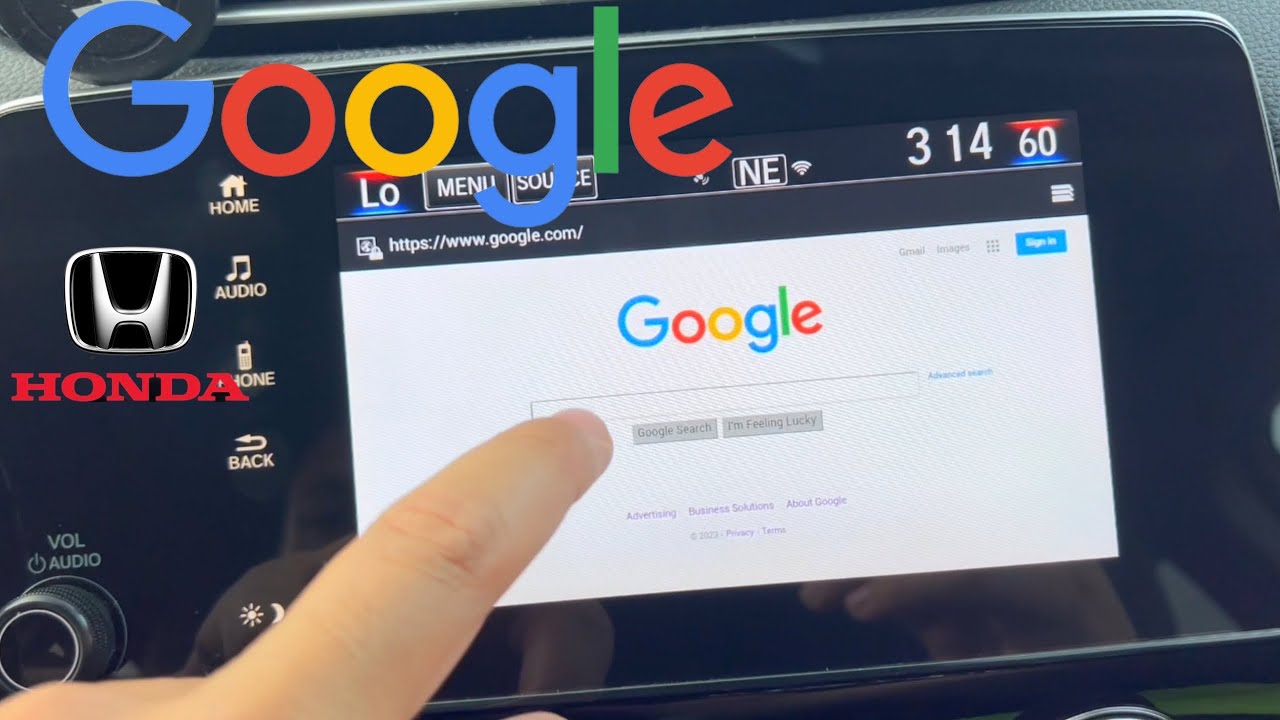 Как включить веб-браузер на Honda CR-V 2022