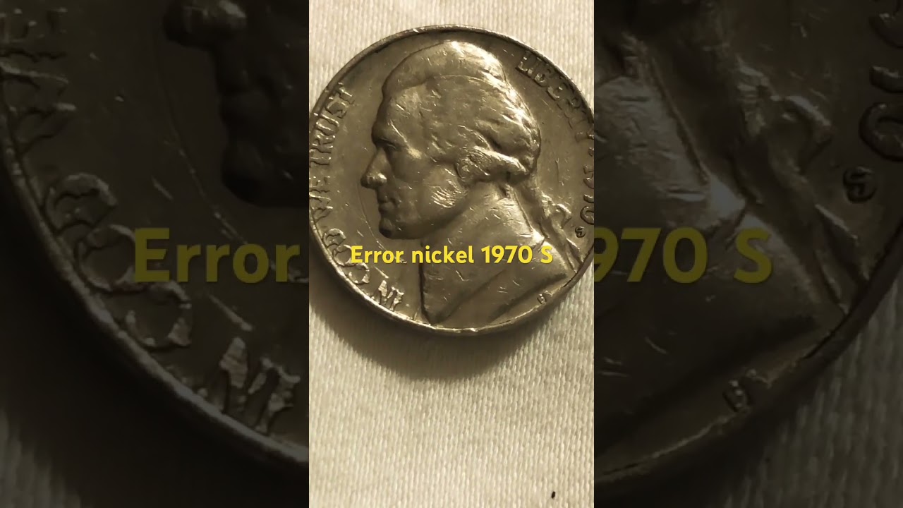 1970 S nickel error #expensive #coins #beautifulcoins #subscribe