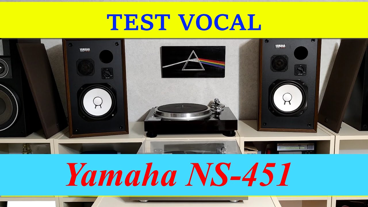 Yamaha NS-451.  TEST VOCAL