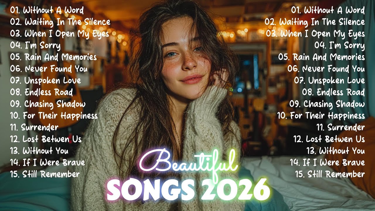 Beautiful Songs 2026 ❤️ Soft & Romantic Love – Relaxing Songs Collection 2026
