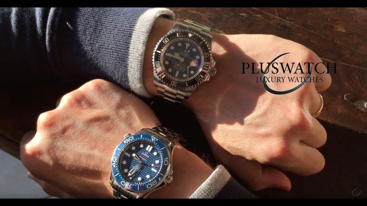 Omega Seamaster Diver 300M 210.30.42.20.03.001  VS Rolex DeepSea 126660 Blue Dial