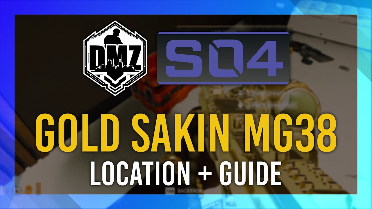 FREE Gold Sakin MG38 (Easter Egg) | DMZ Vondel Location Guide