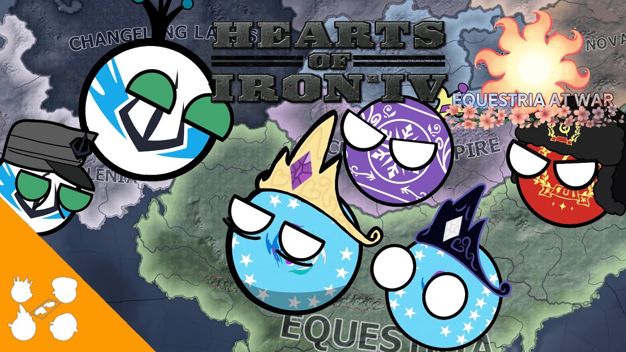 Сёстры Аликорн! Многопользовательская игра Hearts of Iron 4: Equestria At War, эпизод 13, MLP, EAW