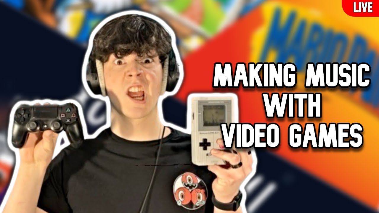 Making Music with VIDEO GAMES?!?| Making Music Live!