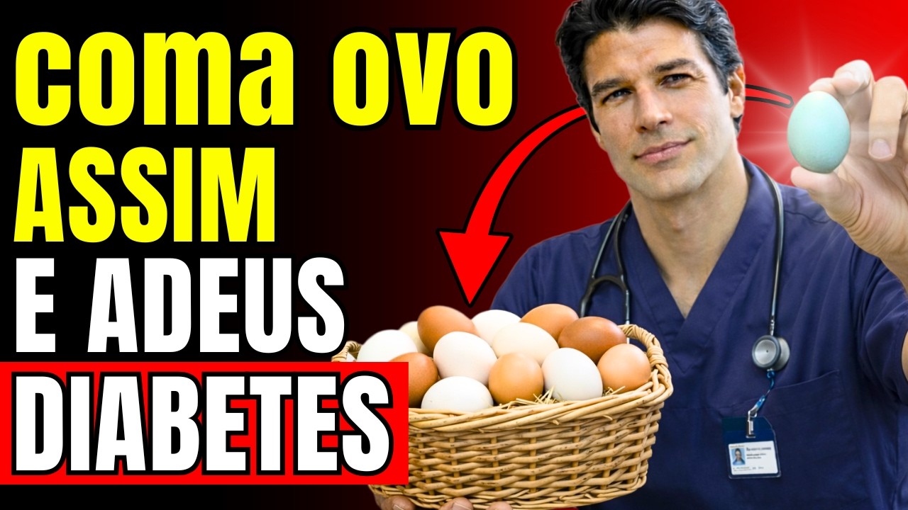 A maneira CORRETA de comer ovos para DIABÉTICOS (para controlar o açúcar no sangue) dr caique souza