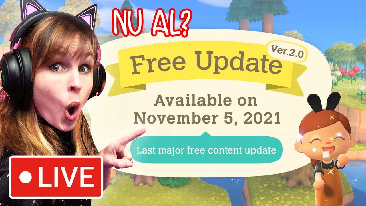 LIVE DE NIEUWE UPDATE BEKIJKEN - ANIMAL CROSSING