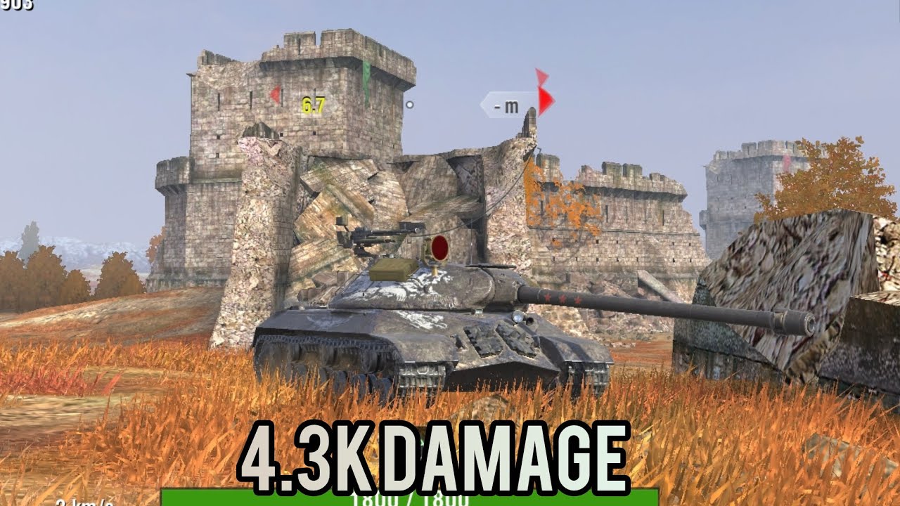 Wot Blitz ● Is-3 ● 4.3k damage ● 4 kills ● Mastery. #Wotblitz  #worldoftanksblitz  #worldoftankseu