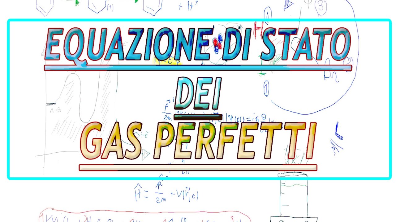 La legge di Avogadro e la legge di stato dei gas perfetti