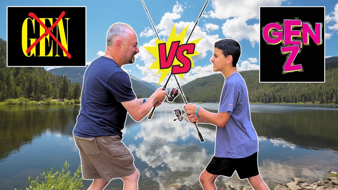 Gen X vs Gen Z Ultimate Fishing Challenge! Who Can Catch the Most Fish?!?!