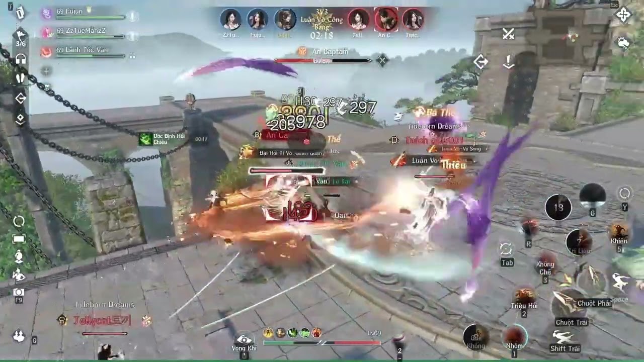 Huyết Hà 3v3 cuối mùa | Đọ sức với 2 team Cửu Linh + Thiết Y + Tố Vấn