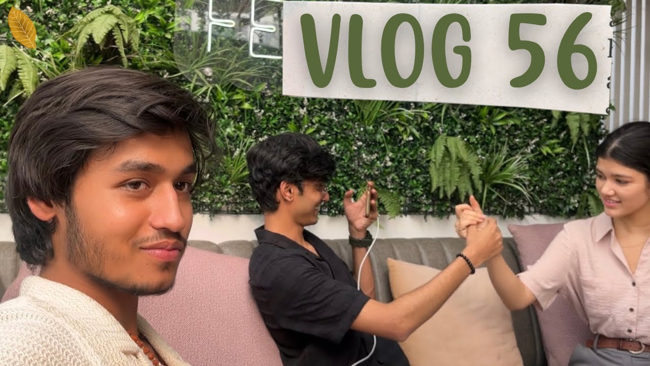 A day with @gini and @Bharat Chandak - VLOG 56