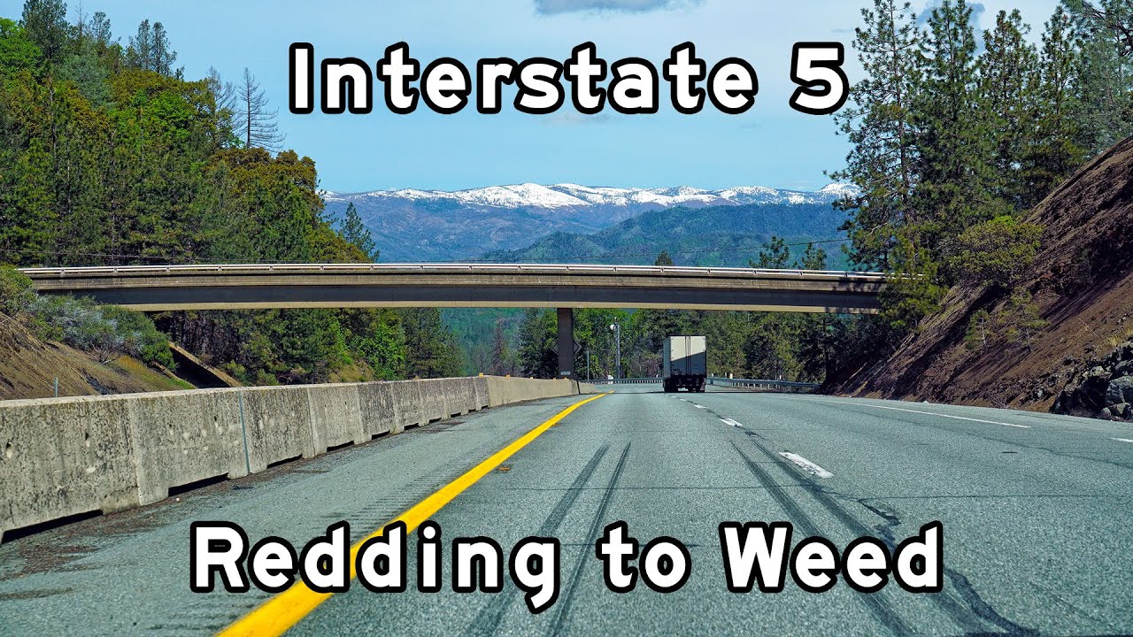 Interstate 5 North - Redding to Weed - Shasta County, California