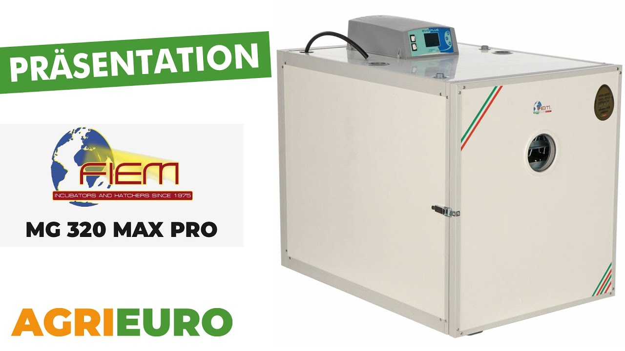 Produktvideo FIEM MG 320 MAX PRO - Automatische Eierbrutmaschine - 320 Eier