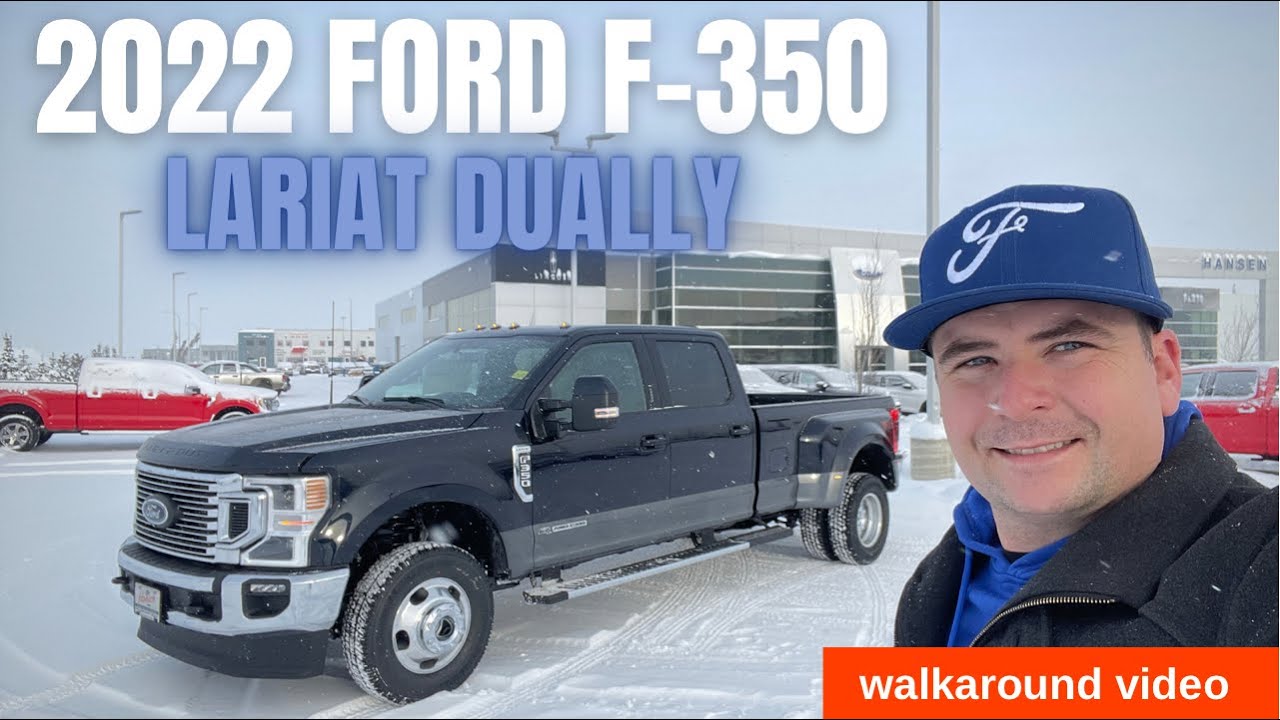 2022 Ford F-350 Lariat Dually walkaround video