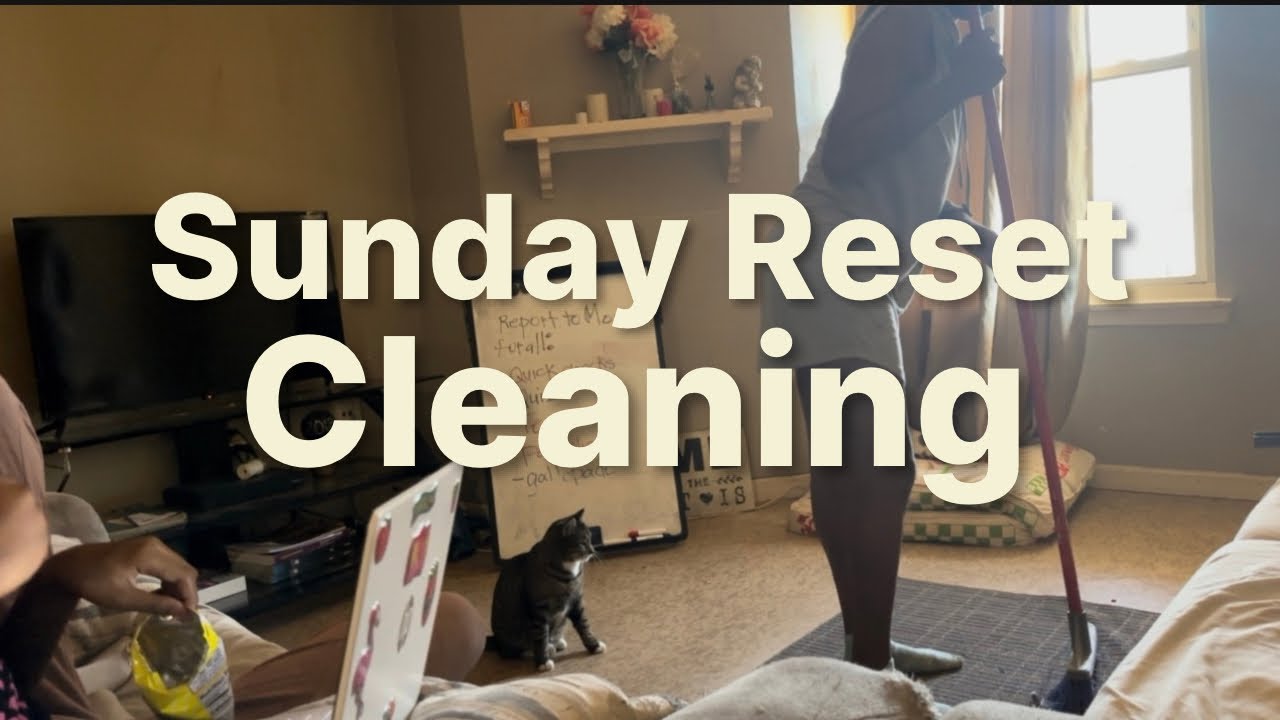 Sunday Reset Cleaning Routine | Stay-at-Home Mom Reset for a Peaceful Week